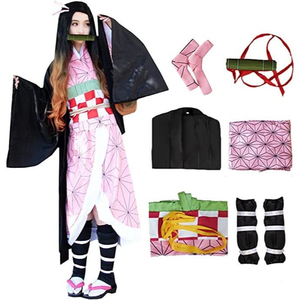 Women's Kimonos Cosplay Costume Adult‎ Kimono Anime Set, XXL